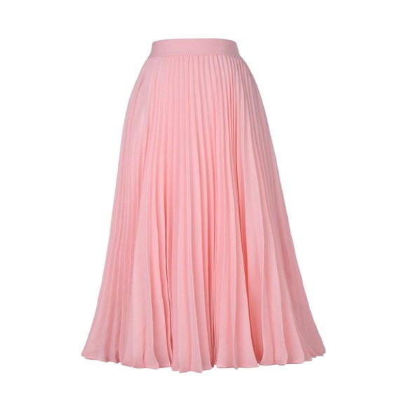 High Waisted Pleated Skirt - Picture 1 of 6